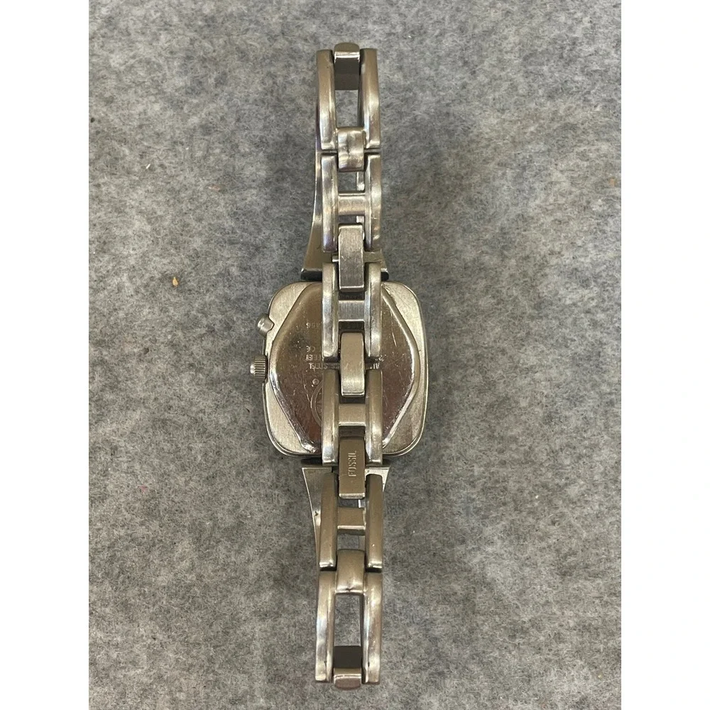 Fossil Women's Silver Tone Digital Butterfly Love‎ Dial Watch Adj Works New Batt - Picture 3 of 6